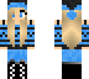 blue christmas girl