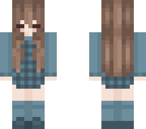 blue elf girl