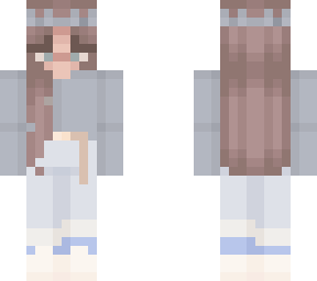 blue girl with a crown