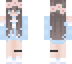 blue hoodie girl (summer)
