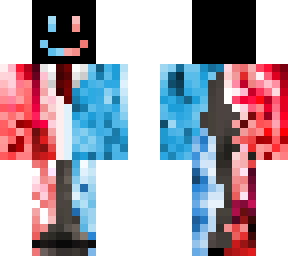 blue pink