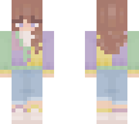 colourful cardigan