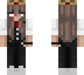 crown girl with scar