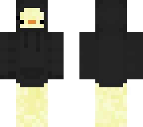 cute baby chick in black hoodie