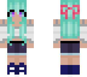 cyan girl