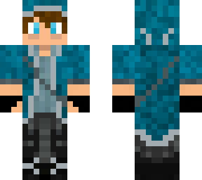 cyan wizard (removable cloak)