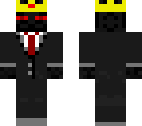 enderman in a suit (red eyes) (crown)