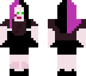 goth split dye