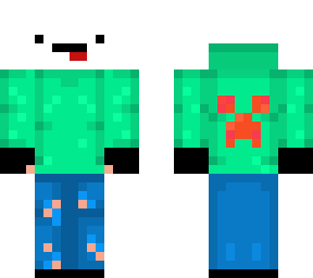 hardcore derp ( with cool creeper hoodie)