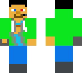 karatecikagan minecraft maginary skin (half hood adn headphones)
