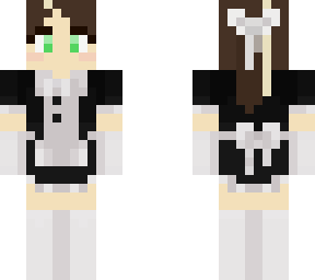 myself in a maid dress because boredom