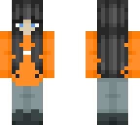 orange and black girl