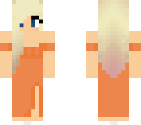 orange fancy dress