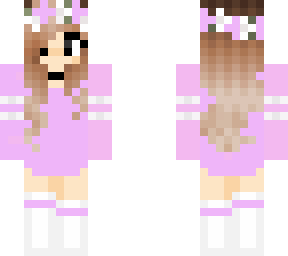 pink flower girl