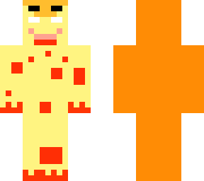 pizza with pepperoni furry herobrine (herobrine) (dog)