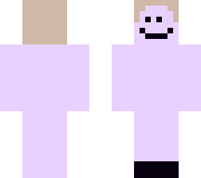 purple blob with nice luscious beautiful hair