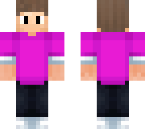 purple shirt