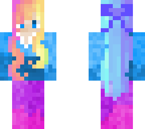 rainbow haired girl