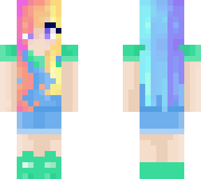 rainbow overalls