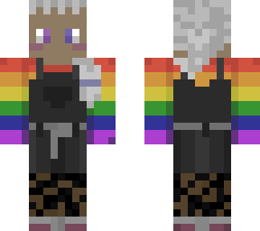 rainbow overalls
