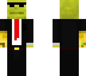 shrek suited with infinity gautlest