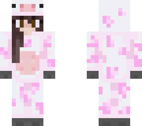 strawberry cow brown hair girl