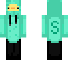 teal duck with s