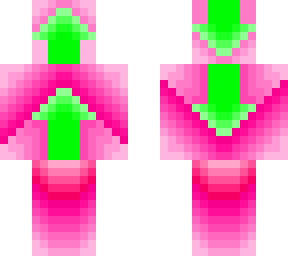 the pink arrow human