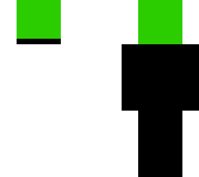 tiny small giant green man with shaders