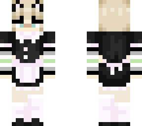 agender but maid outfit