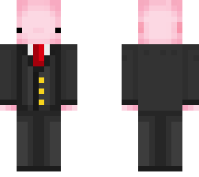 axolotl in a suit