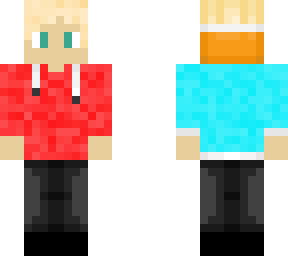 blond boy with hoodie