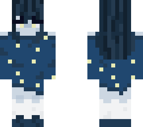 blue alien girl