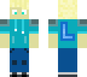 blue jacket person