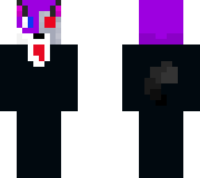 cyborg furry in a suit