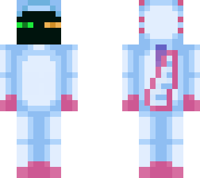 ender warrior in an axolotl onesie (remake)