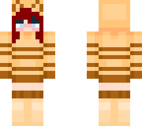 girl with tiger clothes