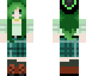green human among us character.