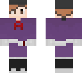 male grunt w/ purple suit