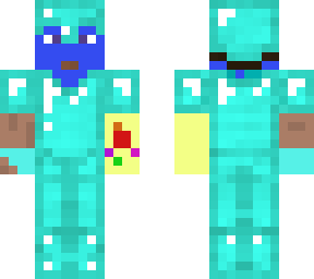 man with infinity gaunlet and diamond armour