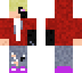 me in red