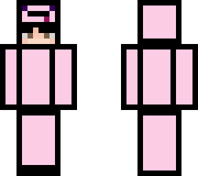 minecraft pink skin cute