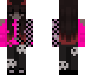 neon grunge skulls