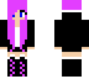 pink hair girl skin 2021