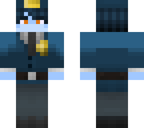 poilce barbed blue