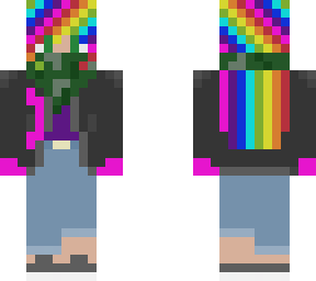 rainbow girl