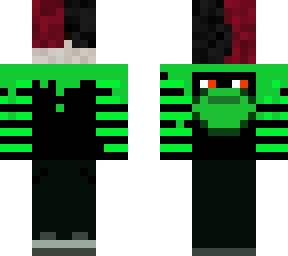 red-black frog boy