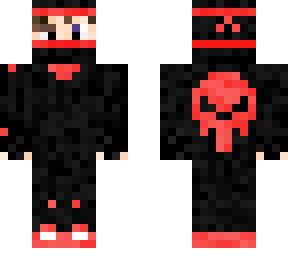 red ninja skull