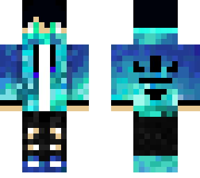 sea blue boy with hoodie addidas