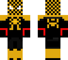 spiderman black and gold suit red tip